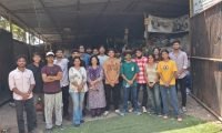 Second Year Civil Engineering students from A. P. Shah Institute of Technology (APSIT) during their educational visit to the Kopri MRF site