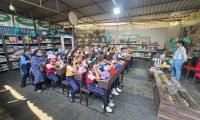 Sudents from Lodha World School during their educational visit to the Kopri Plant on World Environment Day